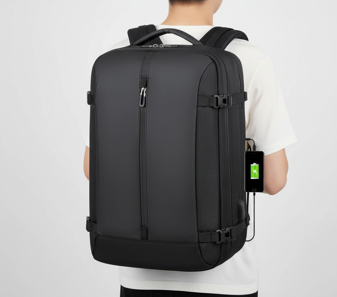 Organiserad Voyager laptopryggsäck med flera fack. Perfekt som skolryggsäck, datorväska eller reseryggsäck.