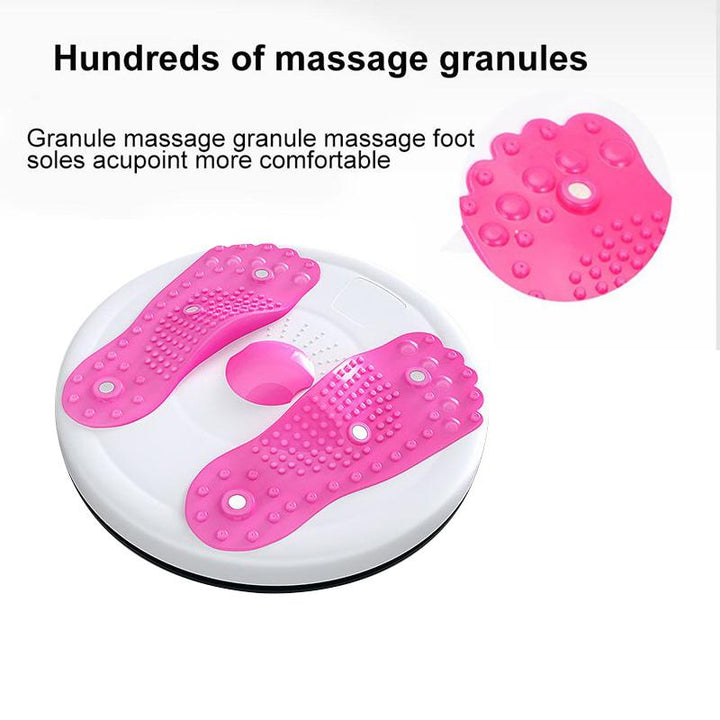 Vridskiva för midja med stålkulor, elegant design, smidig rotation, ergonomisk och hållbar för träning.