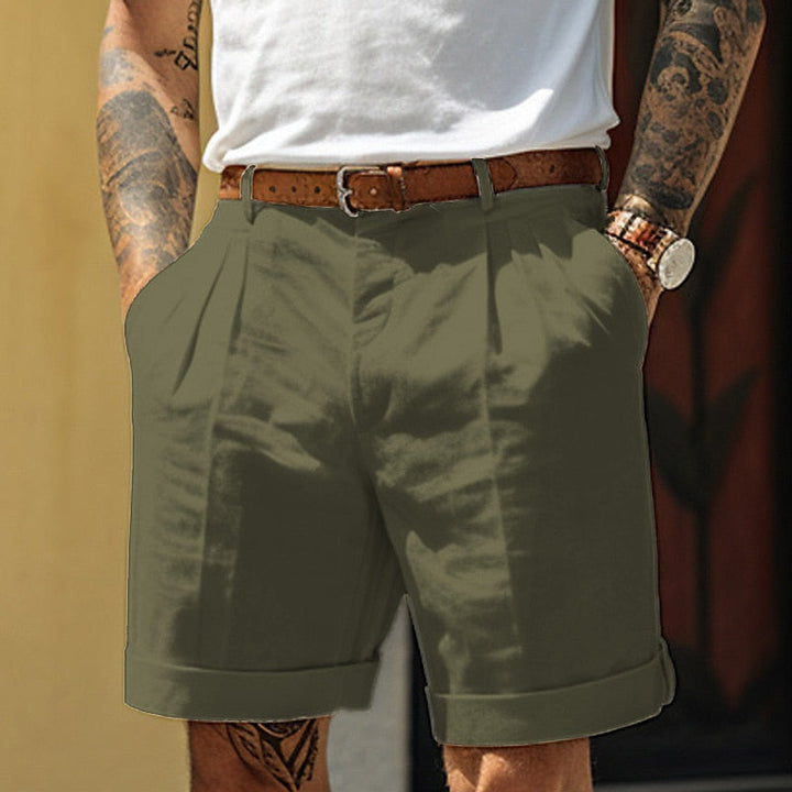 Stiliga sommarshorts för herrar i klassisk passform med fina detaljer