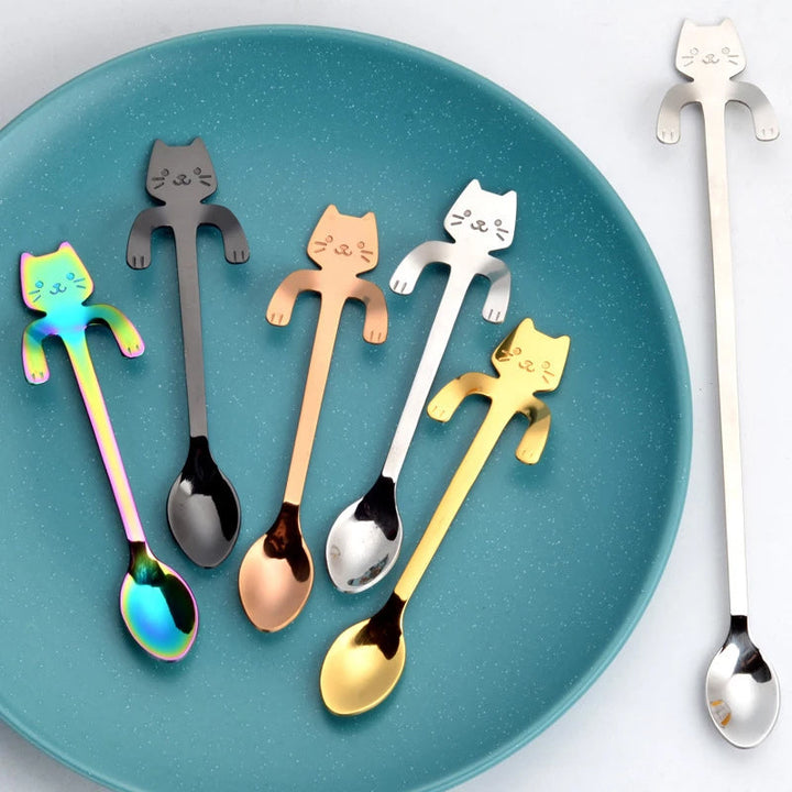 Katt dessertsked