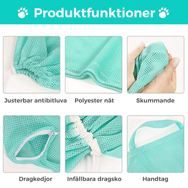 Multifunktionell tvättpåse för husdjur