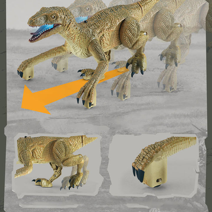Fjärrstyrd Dinosaurie Velociraptor för Barn