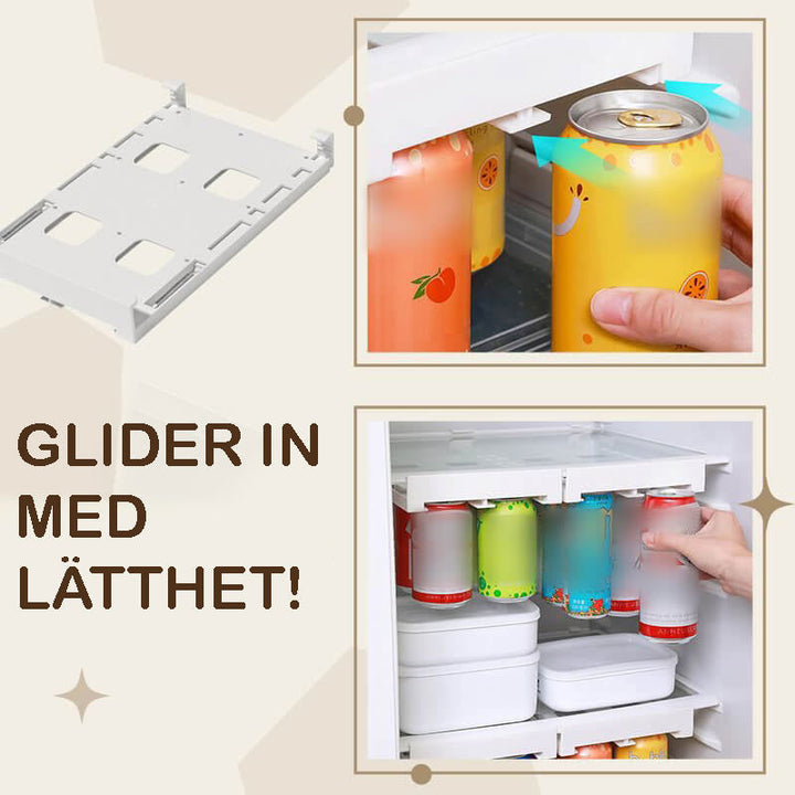 Kylskåpsorganisatör för drycker
