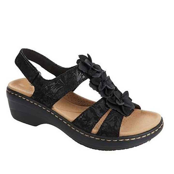 WTZ Blommiga sandaler med kardborreband