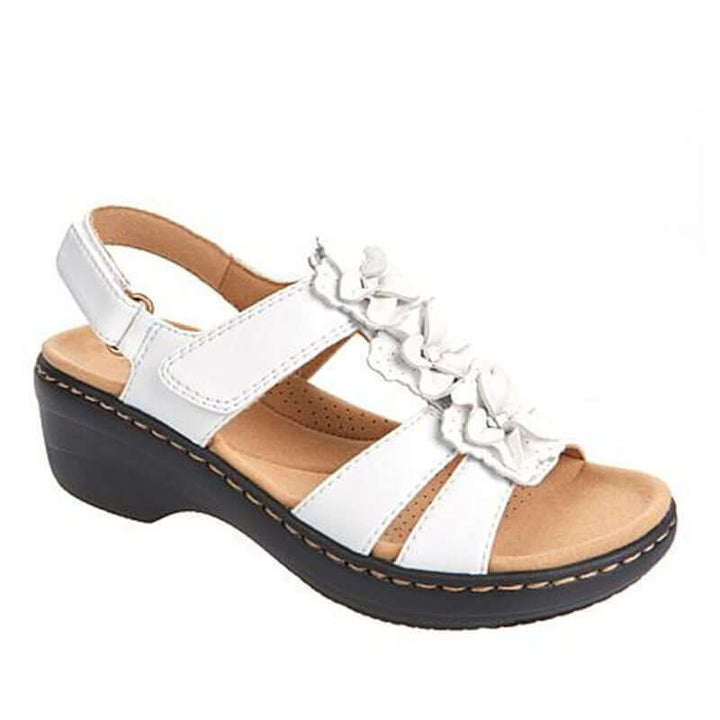 WTZ Blommiga sandaler med kardborreband