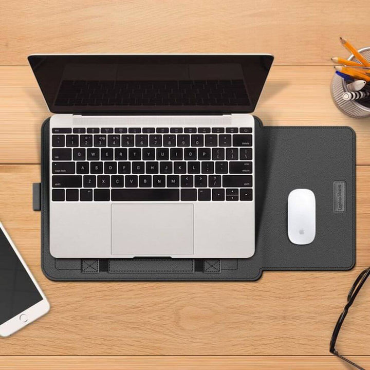 ERGOX 3-i-1 Laptopställ och Sleeve