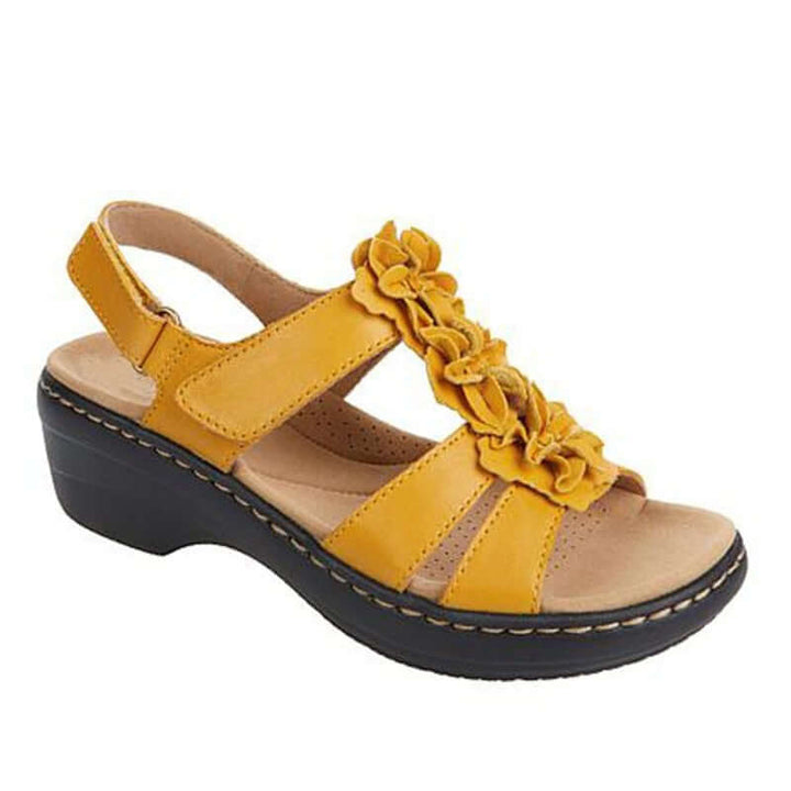 WTZ Blommiga sandaler med kardborreband