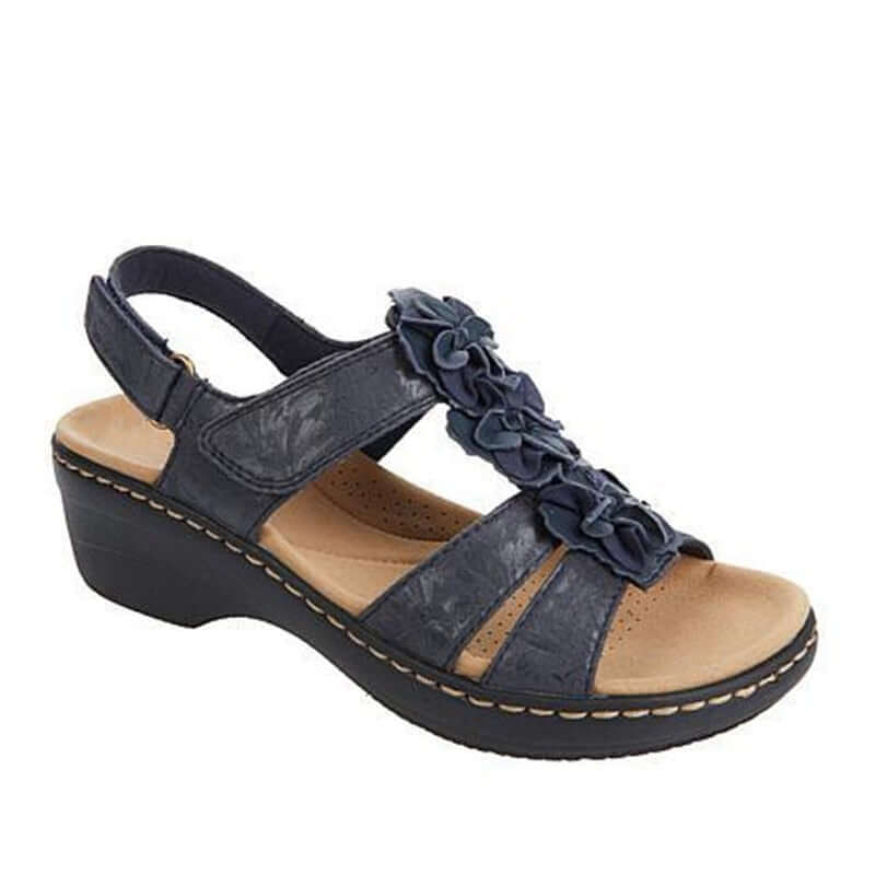 WTZ Blommiga sandaler med kardborreband