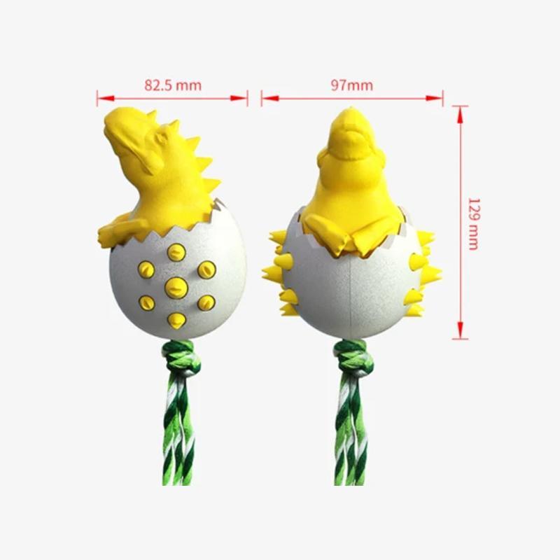 Dinosaurieägg Hundtuggleksak