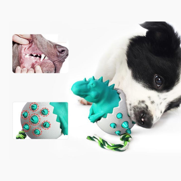 Dinosaurieägg Hundtuggleksak
