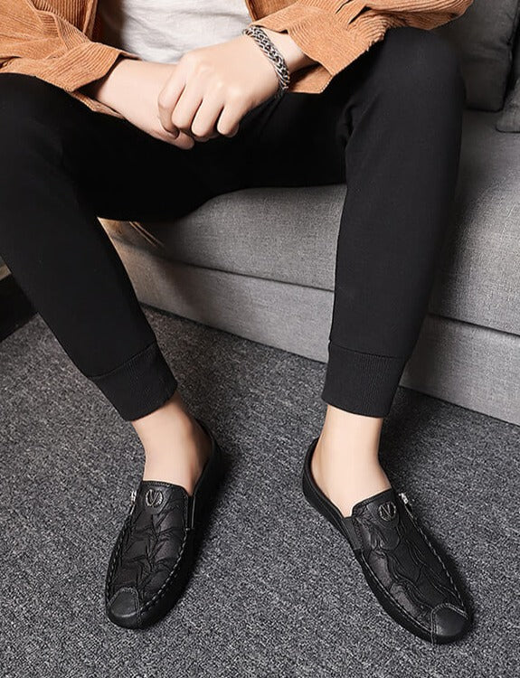 Andningsaktiva slip-on-skor för män