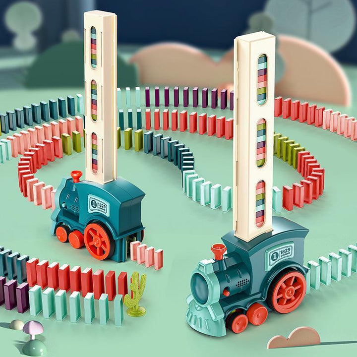 Domino Tågblock Set för Barn
