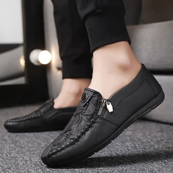 Andningsaktiva slip-on-skor för män