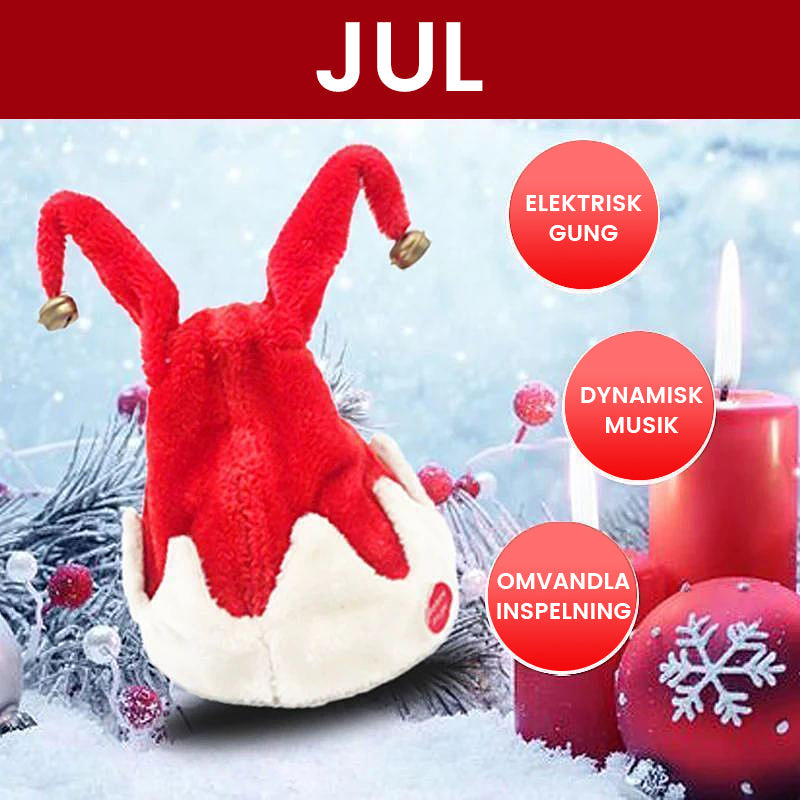 Dansande Julhatt med Musik - Rolig Tomtehatt