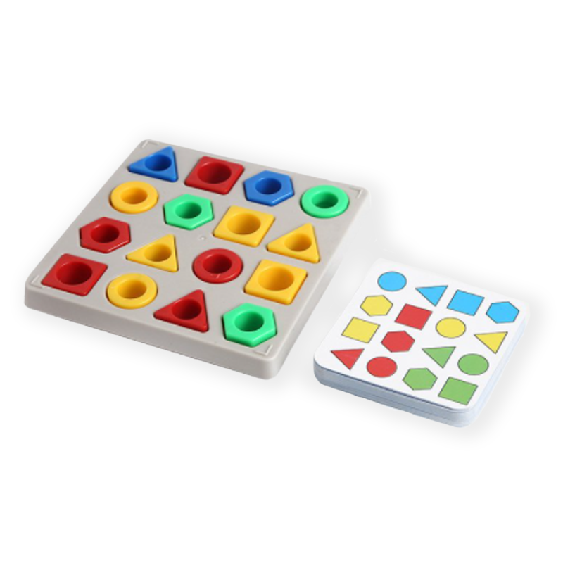 Form- och färgmatchningsspel för barns inlärning