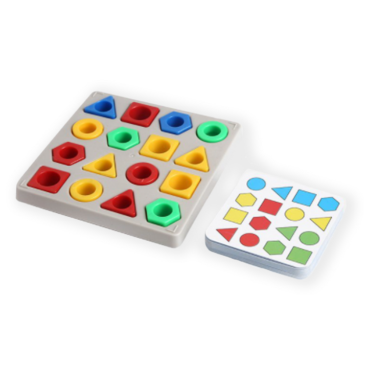 Form- och färgmatchningsspel för barns inlärning