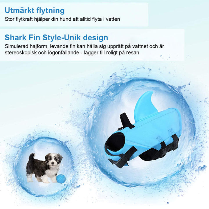 Sällskapsdjur Haj Flytväst
