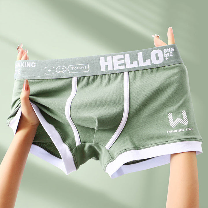 3x Tropiska HELLO Boxershorts