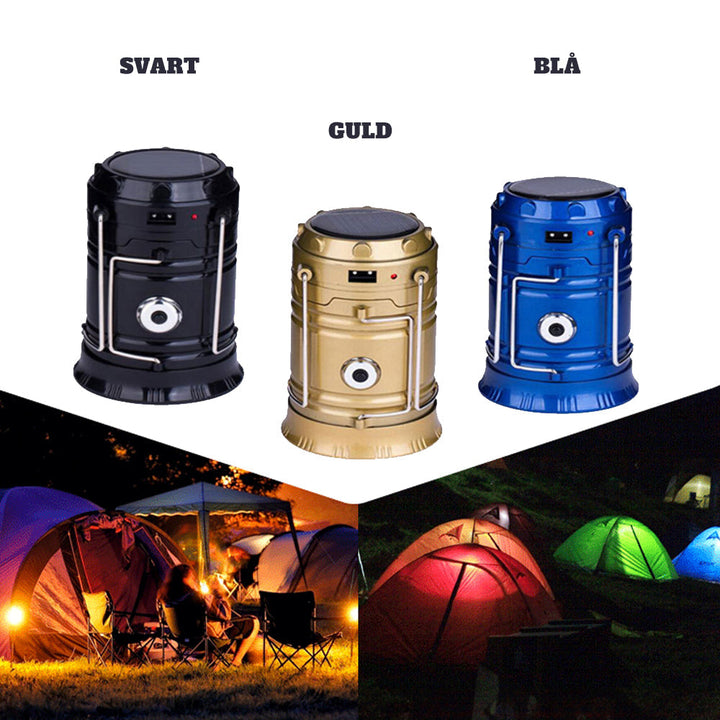 Multifunktionell Utomhuslampa för Camping och Nödsituationer