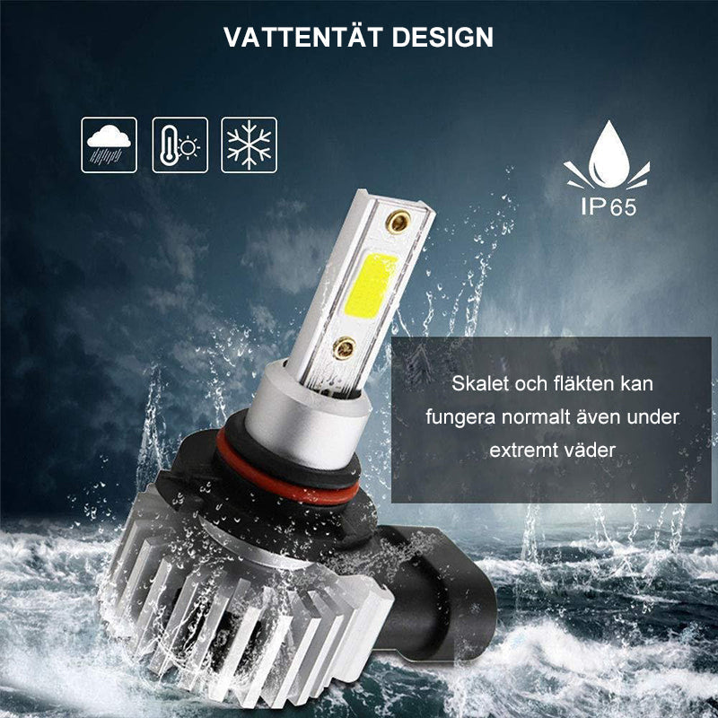 Superstarka LED-bilstrålkastare