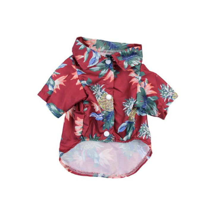Hawaii-inspirerade T-tröjor för hundar – Sommarstil