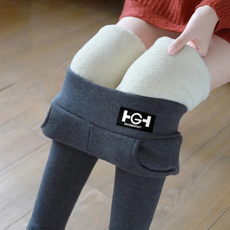 Varma fodrade leggings för kvinnor