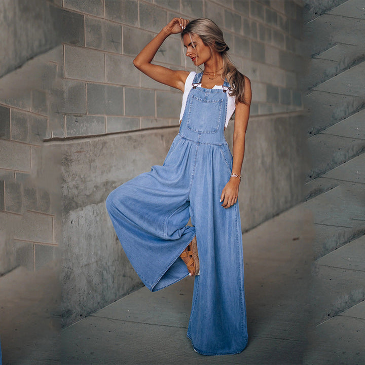 Solenn Damjeans-jumpsuit i denim