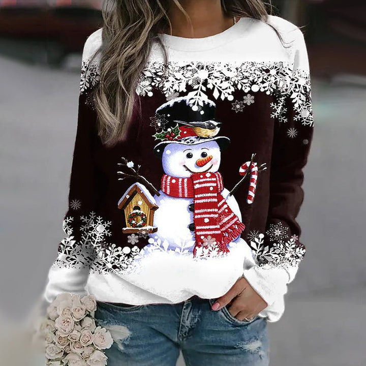 Sweatshirt Med Snögubbe