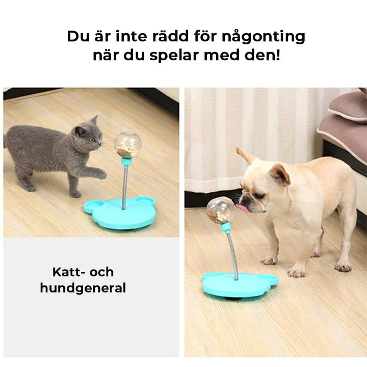 Leksak för husdjur, interaktiv bollmatare