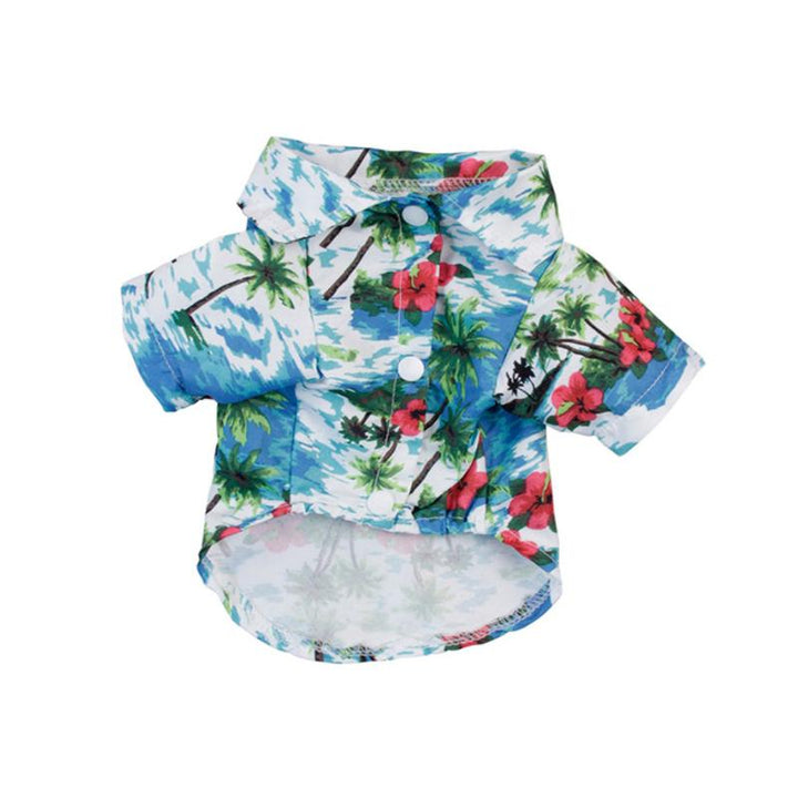 Hawaii-inspirerade T-tröjor för hundar – Sommarstil