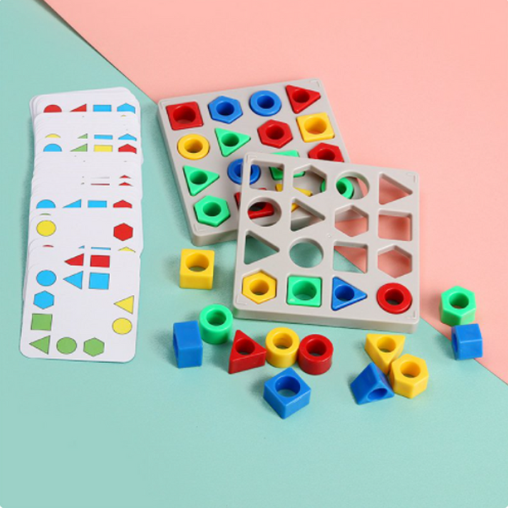 Form- och färgmatchningsspel för barns inlärning