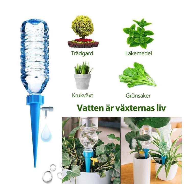 Självbevattningssystem för PET-Flaskor — Automatisk Vattning av Krukväxter