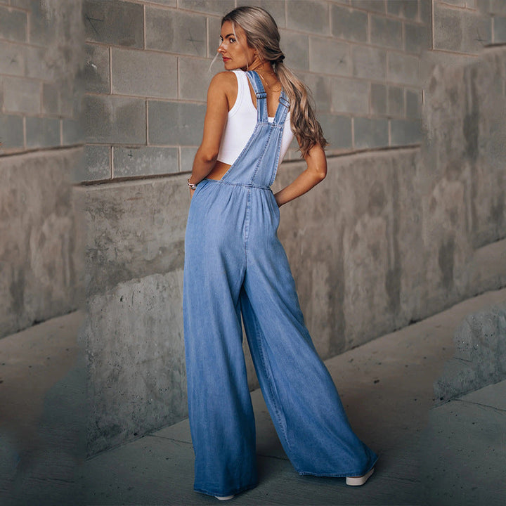 Solenn Damjeans-jumpsuit i denim