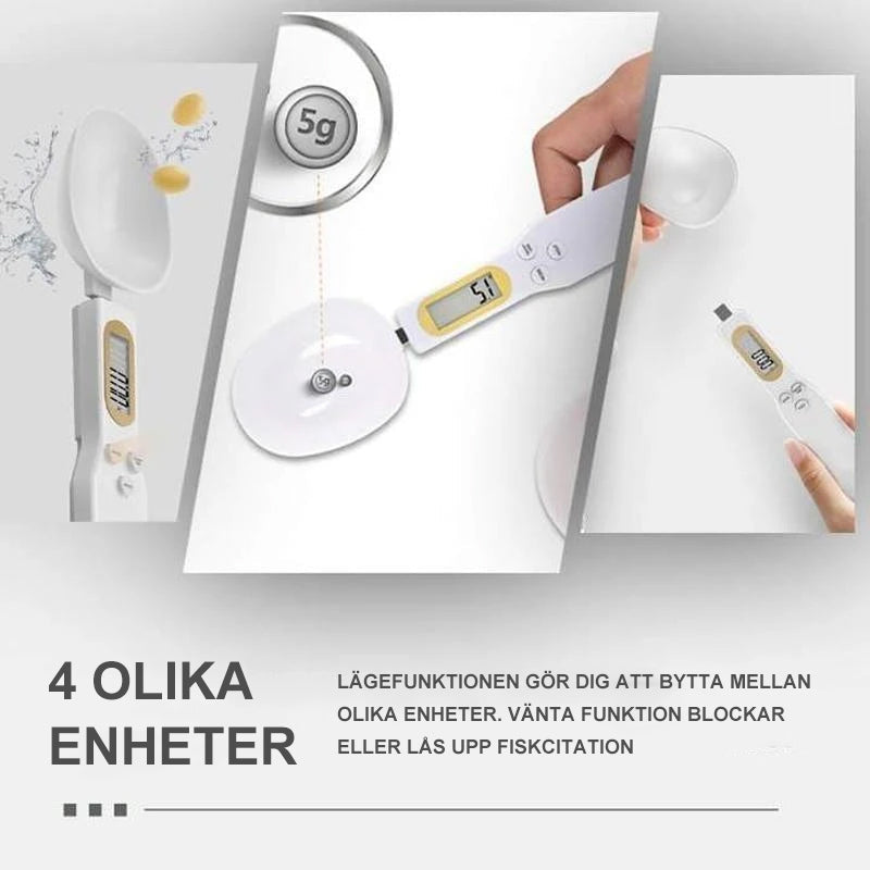 Digital köksvåg - exakt mätning