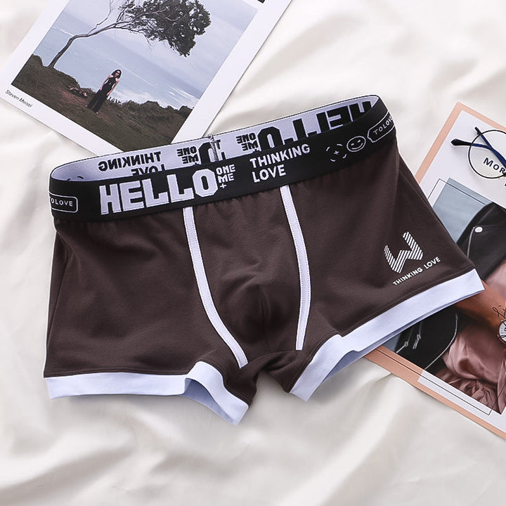 3x Tropiska HELLO Boxershorts