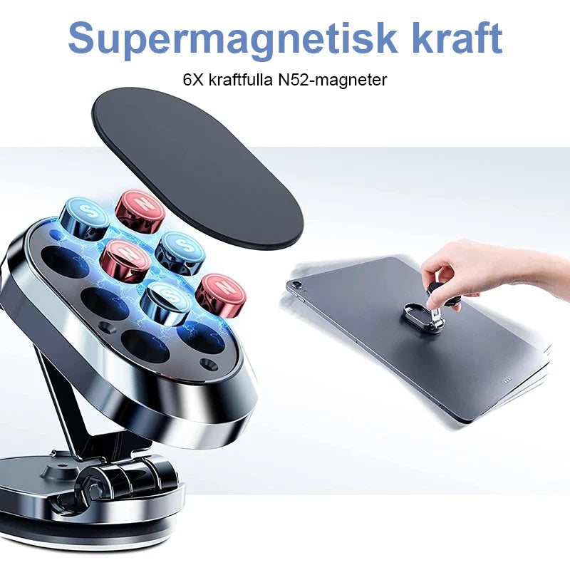 Magnetisk biltelefonhållare – Justerbar och stark