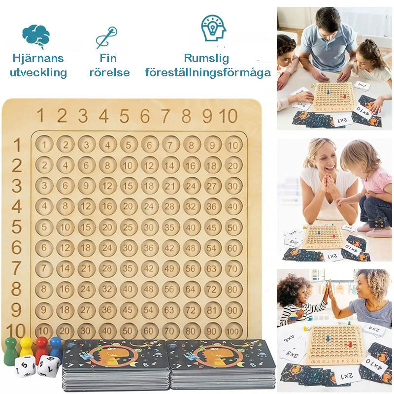 Multiplikationsspel I Trä