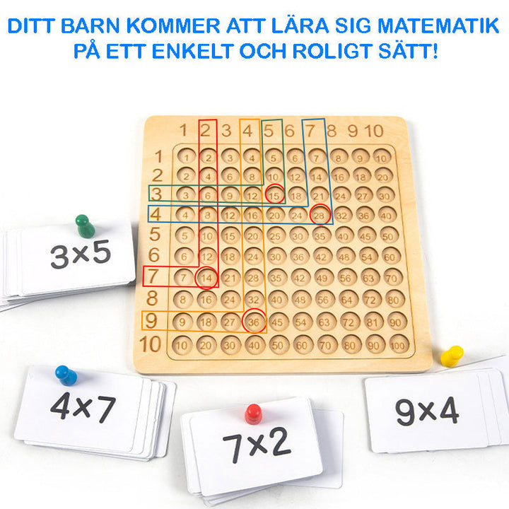 Multiplikationsspel I Trä