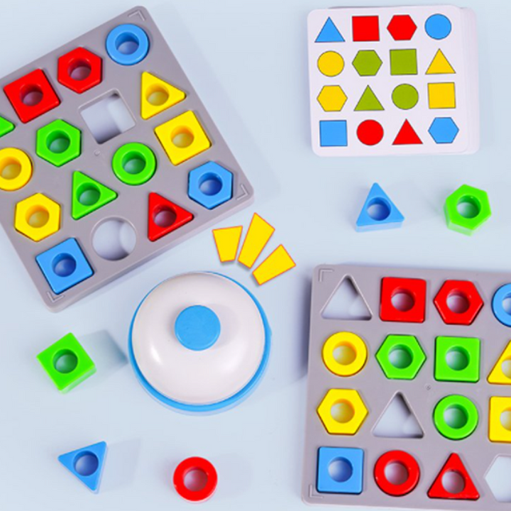 Form- och färgmatchningsspel för barns inlärning