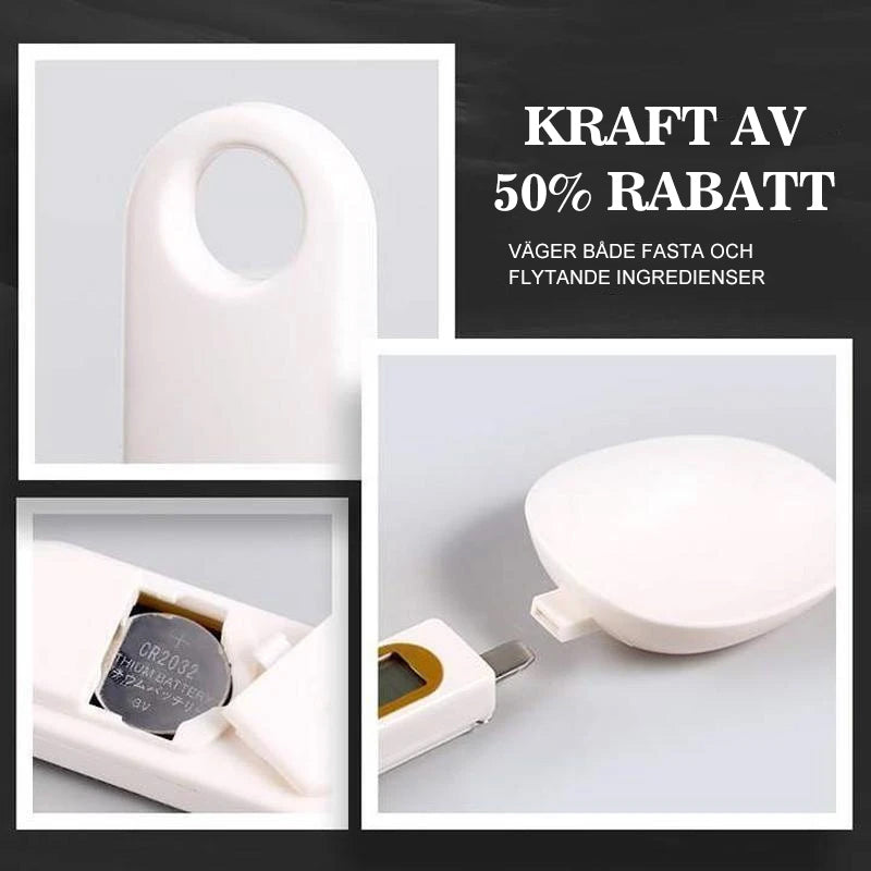 Digital köksvåg - exakt mätning