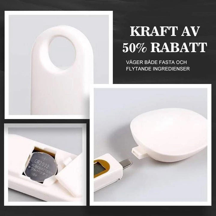 Digital köksvåg - exakt mätning