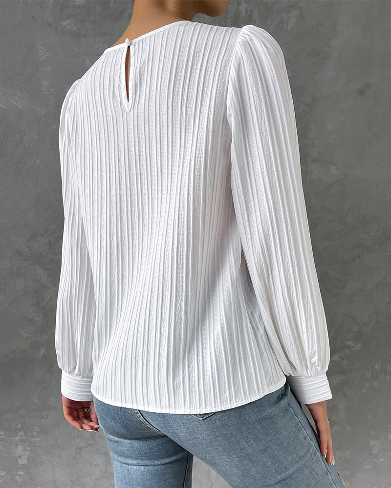 Dam Blus med Lyktärmar