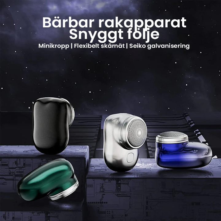 USB mini rakapparat för snabb och smidig rakning