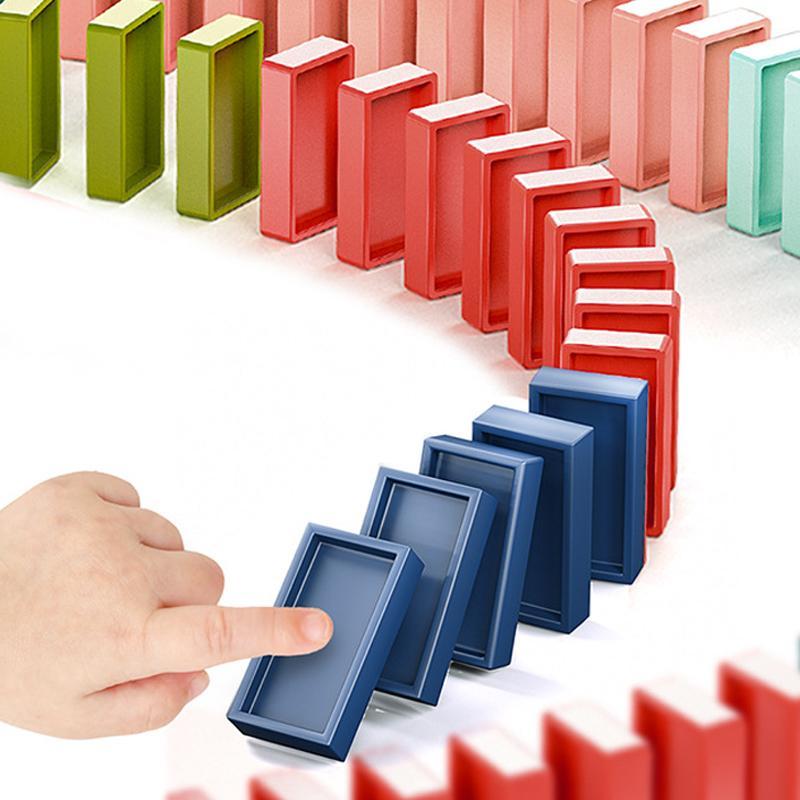 Domino Tågblock Set för Barn