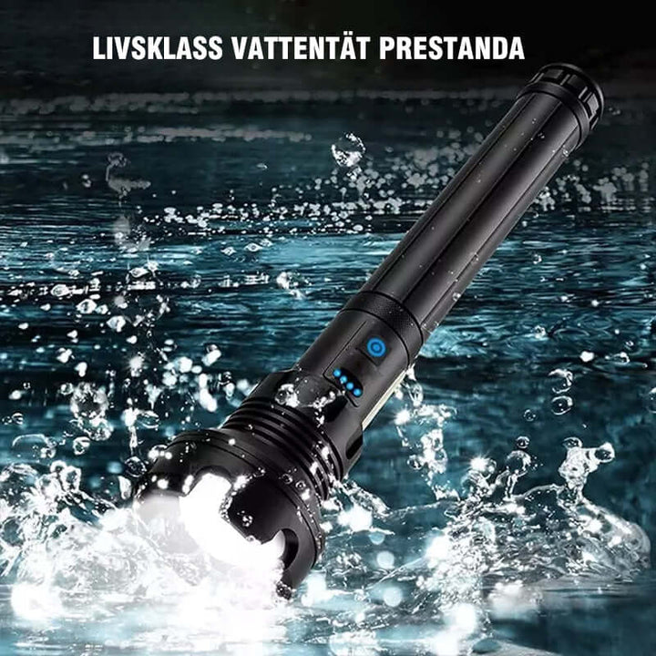Kraftfull LED-Ficklampa med USB-Laddning