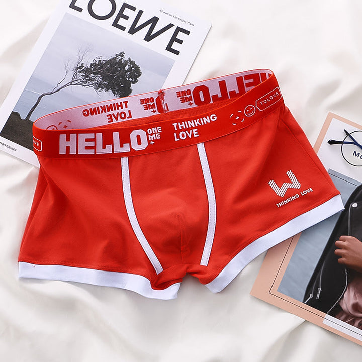3x Tropiska HELLO Boxershorts