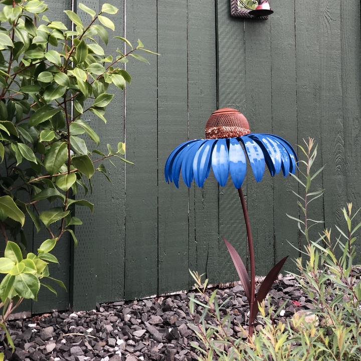 Coneflower Fågelmatare - Dekorativ Trädgårdsdekoration