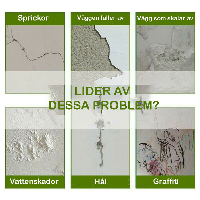 Medel för väggreparation – Snabbtorkande och osynlig lagning