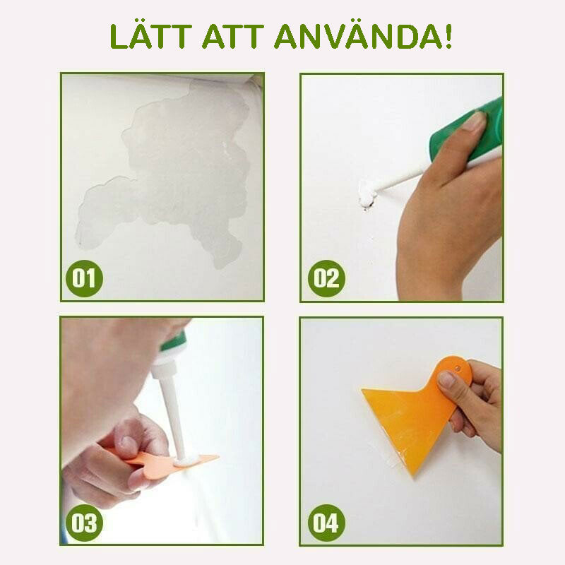 Medel för väggreparation – Snabbtorkande och osynlig lagning
