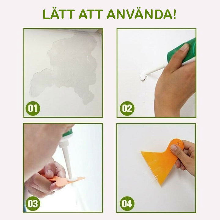 Medel för väggreparation – Snabbtorkande och osynlig lagning